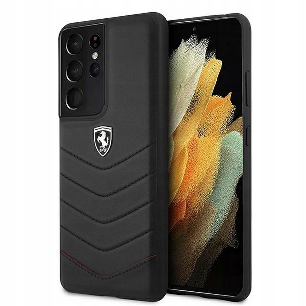 

Oryginalne Etui Ferrari do Samsung S21 Ultra czarn