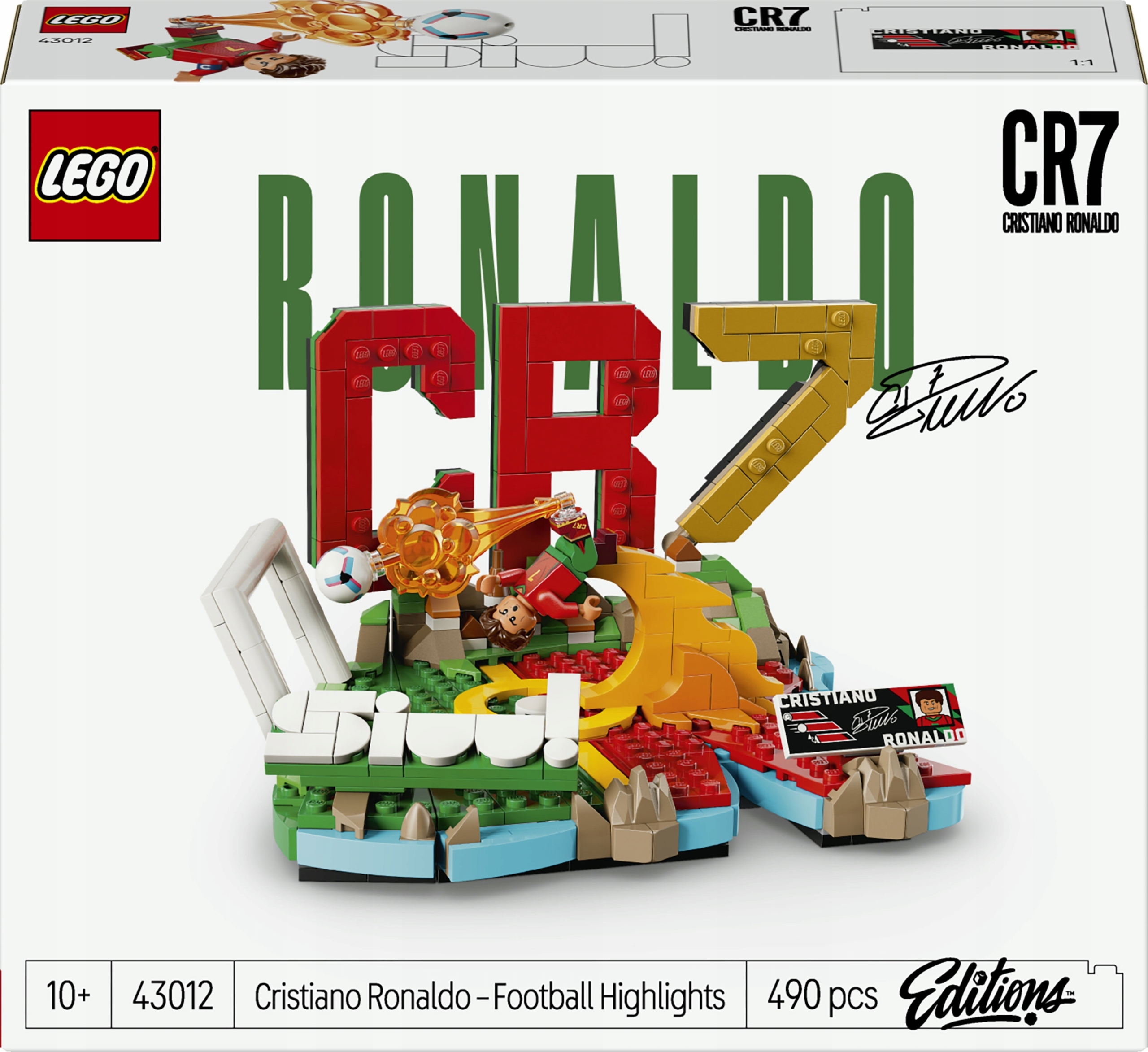 Lego Editions Cristiano Ronaldo piłkarskie momenty 43012