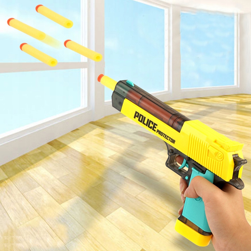 PISTOLET NA STRZAŁKI PIANKOWE I WODĘ WYRZUTNIA 2W1 + DODATKI 12 STRZAŁEK Rodzaj pistolety