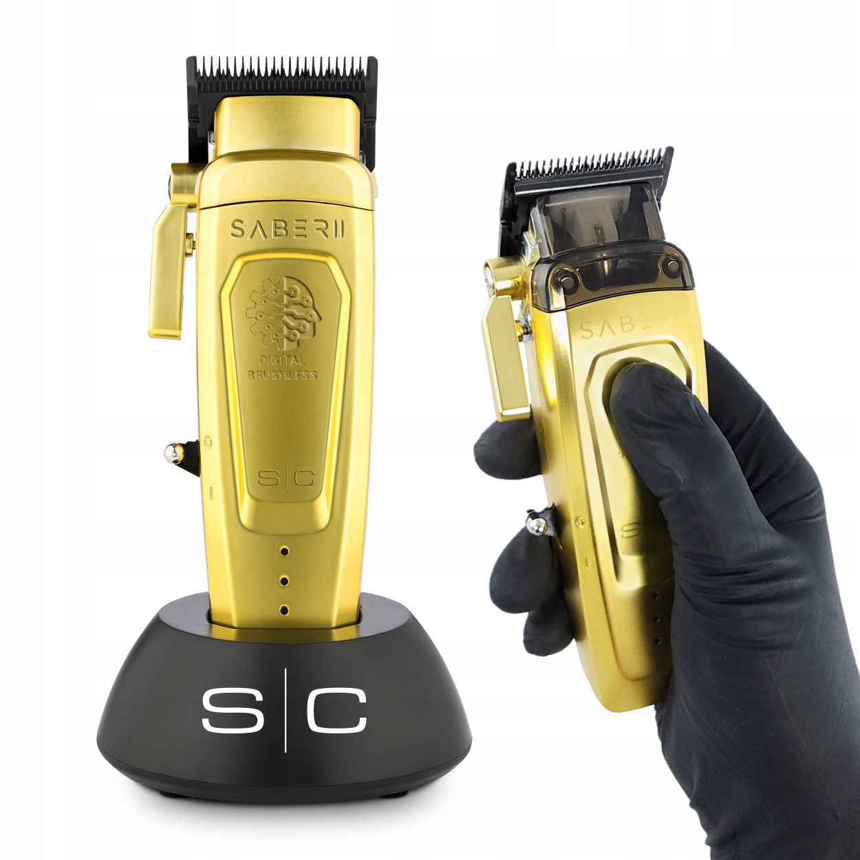 stříhací strojek na vlasy StyleCraft Saber II Gold