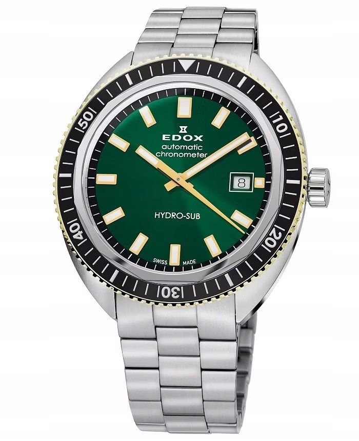 Edox Hydro-sub Date Automatic 80128-357JNM-VID 42mm 30ATM Limited Cosc