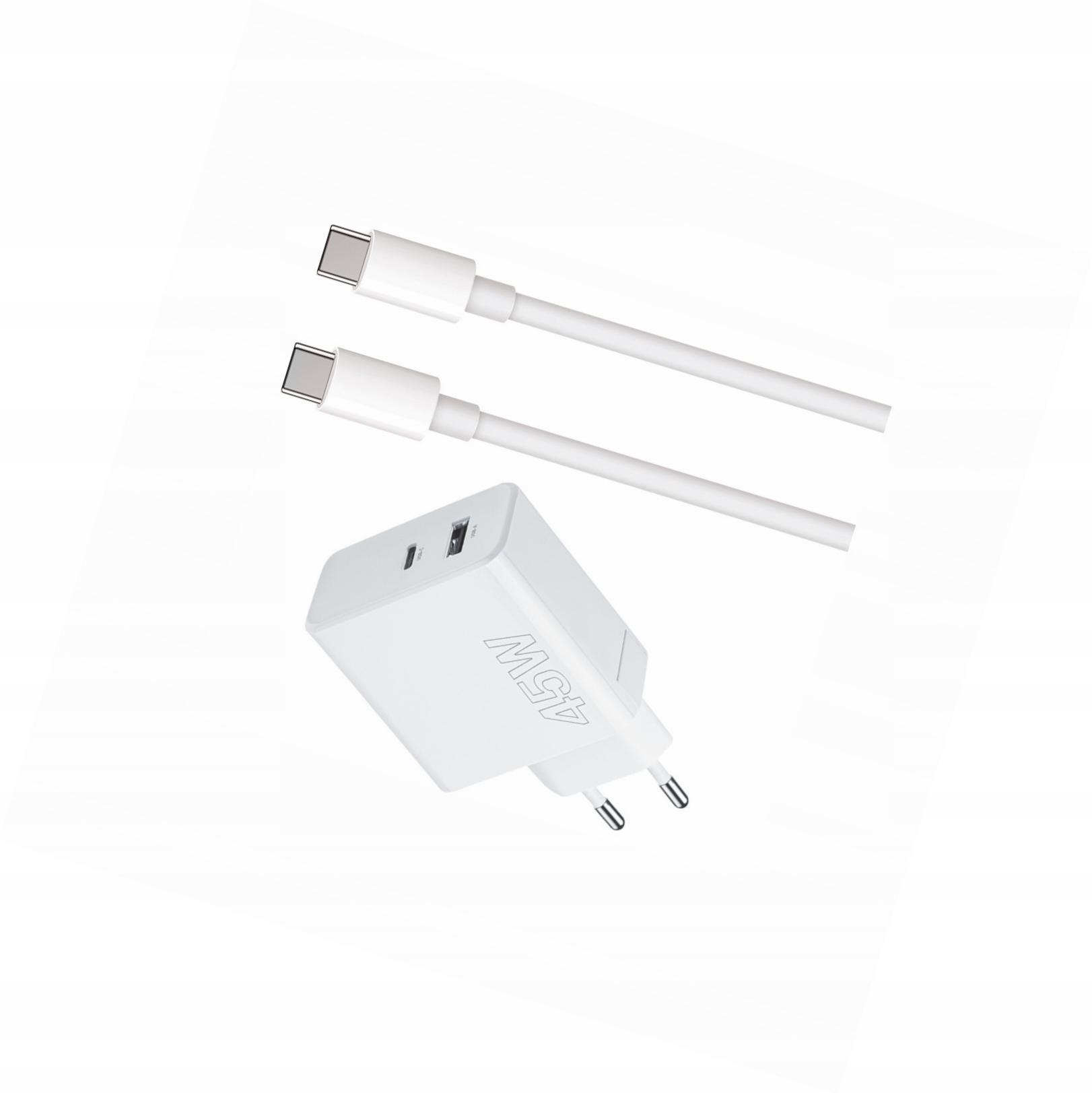 Szybka ładowarka 45W z kablem 1m 2 wejścia do Samsung Galaxy M31