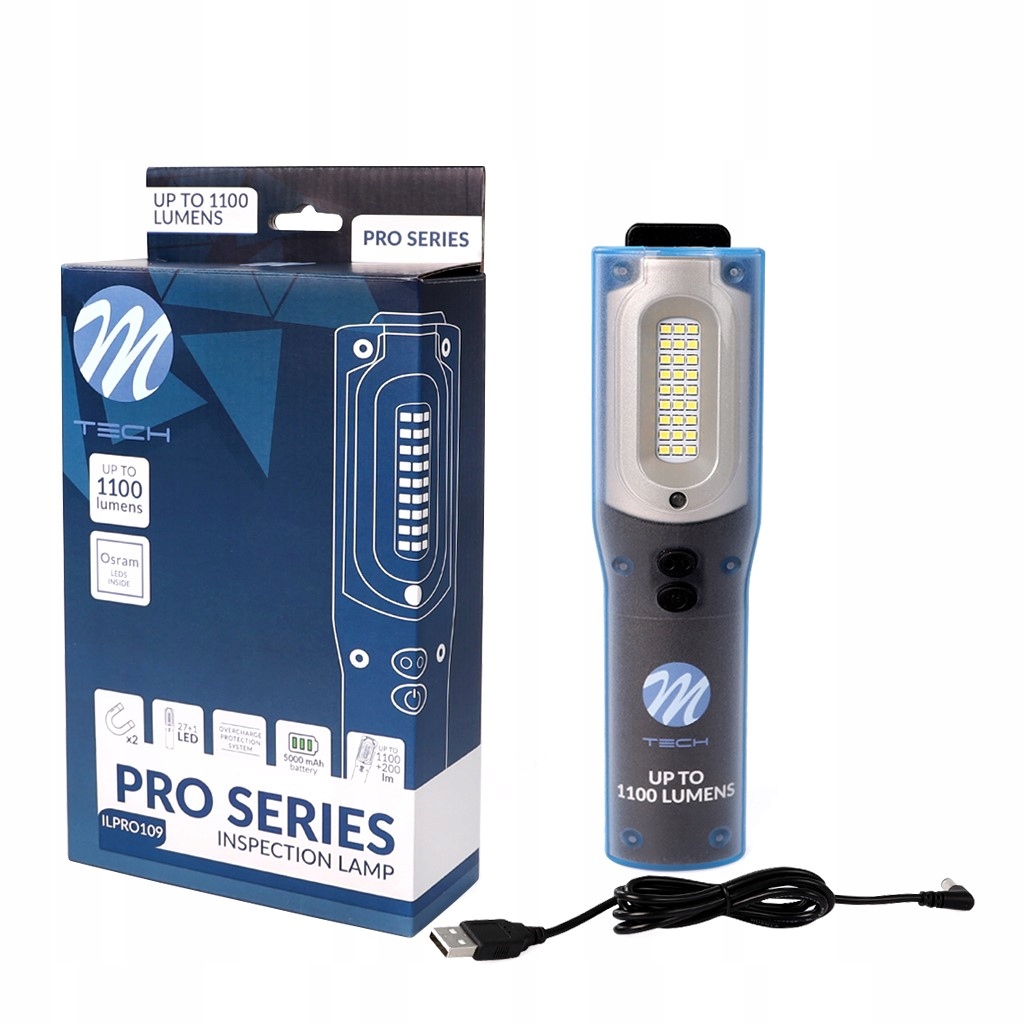 LATARKA LAMPA LED OSRAM PROFESJONALNA 1100 LM Brand M Tech