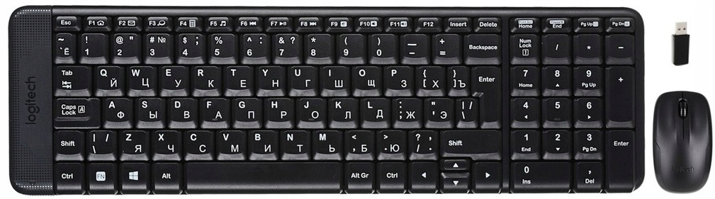 Zestaw Bezprzewodowy Logitech MK220 Qwerty Us-cyrylica