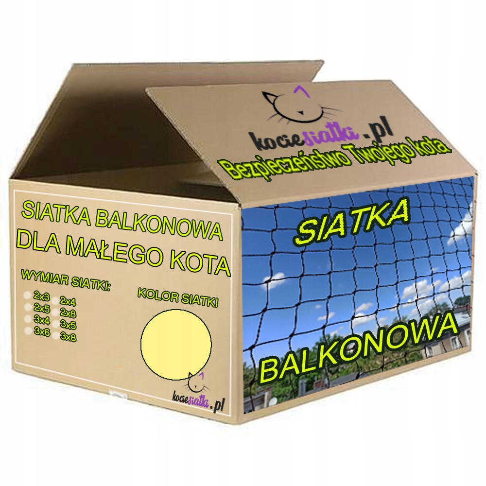 Levně Síťka Pro Kočky Očko 28 mm Bezpečná Pevná příslušenství