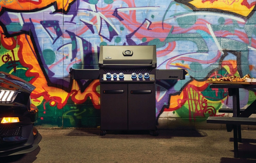 GRILL GAZOWY NAPOLEON PHANTOM PRESTIGE 500 RSIB CZARNY KUCHENKA PODCZERWIEŃ Waga 85 kg