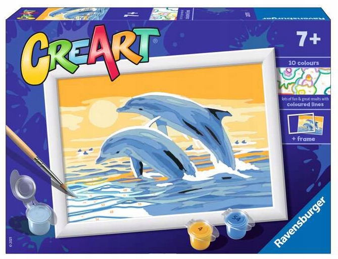

Ravensburger Malowanka dla dzieci Delfiny Farby