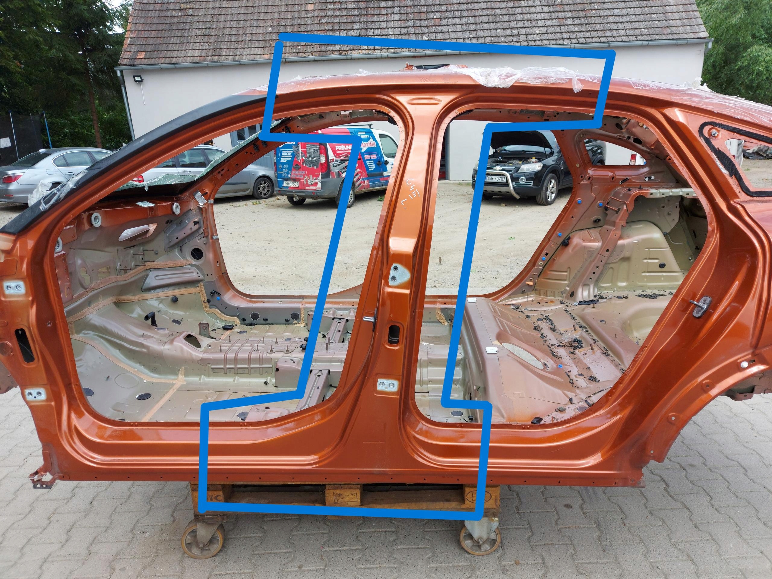 Citroen C4 III Säule dach links ELAD