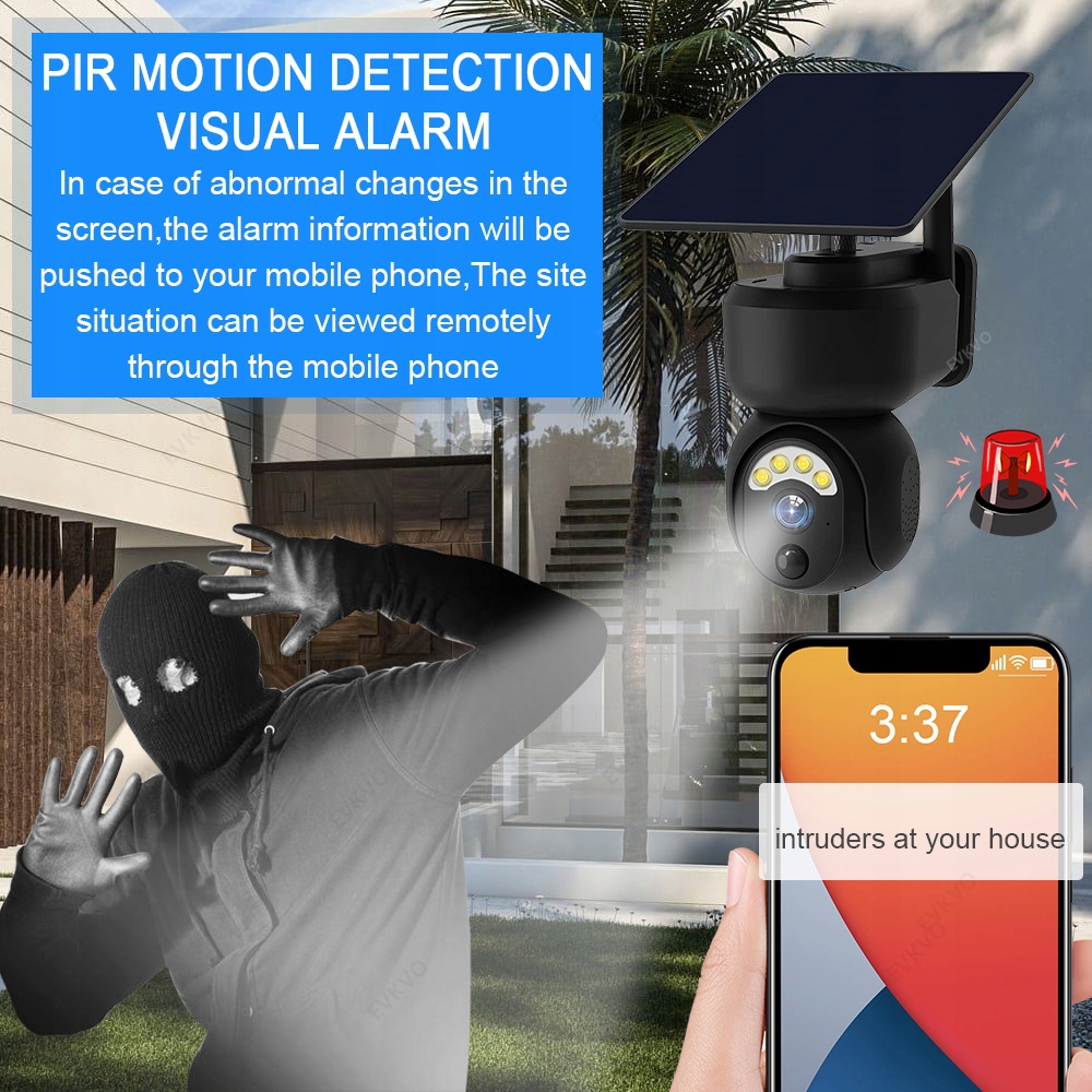 KAMERA SŁONECZNA GSM 4G NA KARTE SIM JAKOŚĆ 5MPX Model C3A