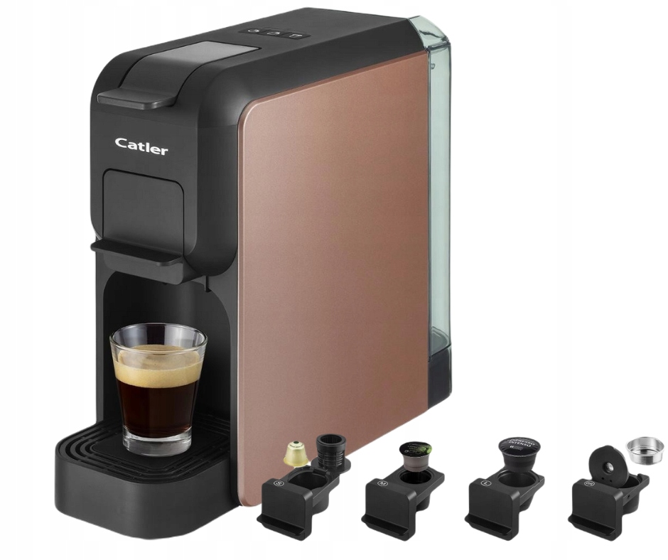 Ekspres Ciśnieniowy Catler ES701na Kapsułki Nespresso Cafissimo Dolce Gusto