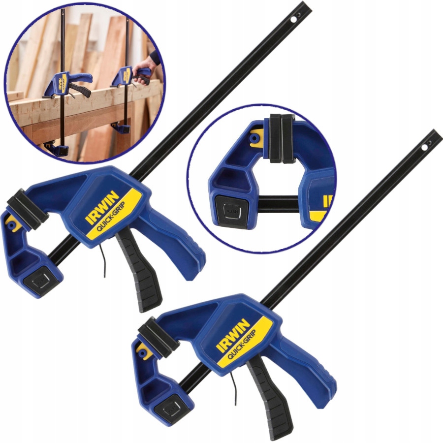 IRWIN автоматический столярный зажим 30 см 136 кг 2el