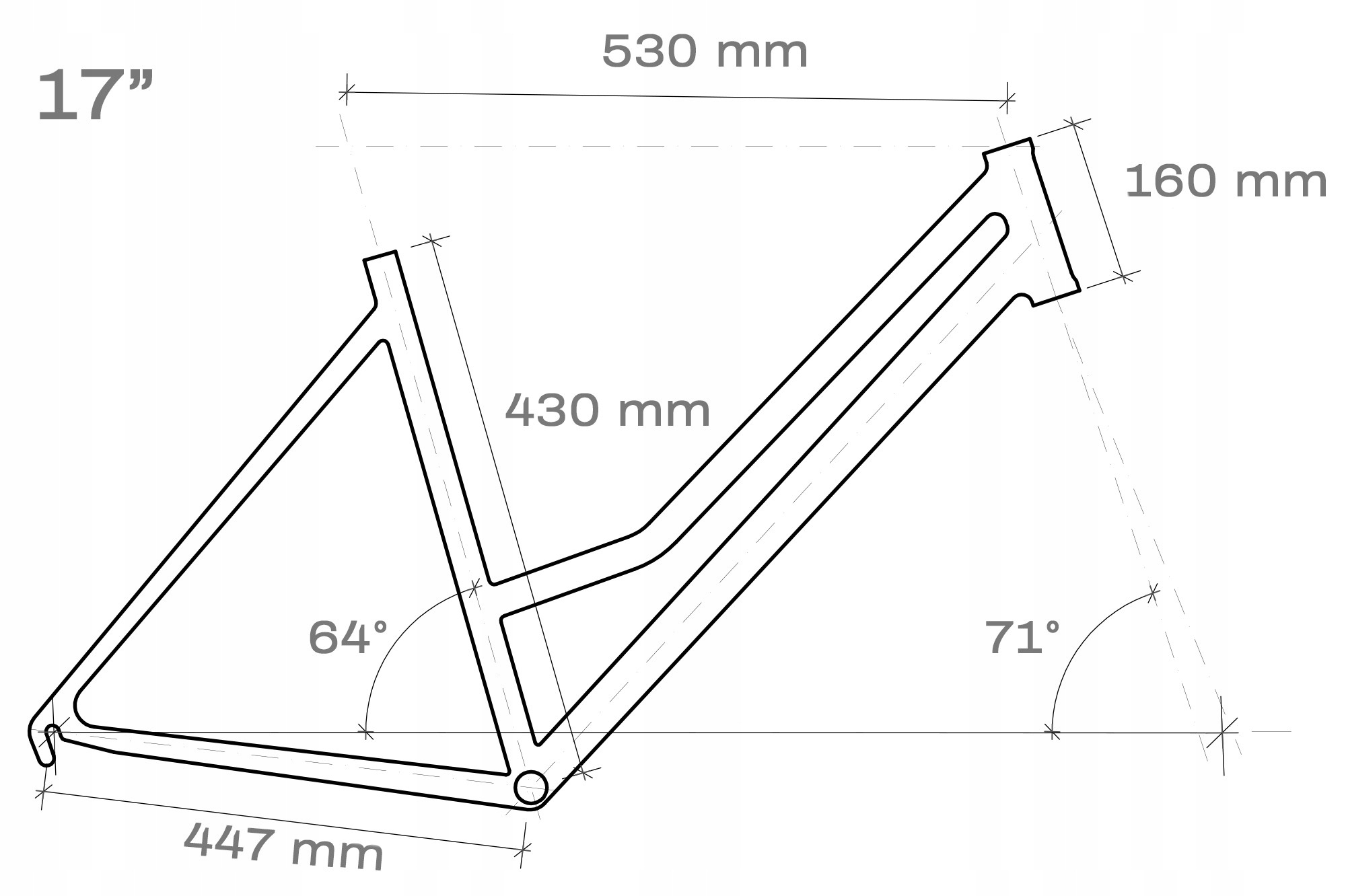 RAMA 28 ALUMINIOWA VELLBERG EXPLORER V-BRAKE DAMSKA 17" CZARNO-RÓŻOWA MAT Materiał ramy aluminium