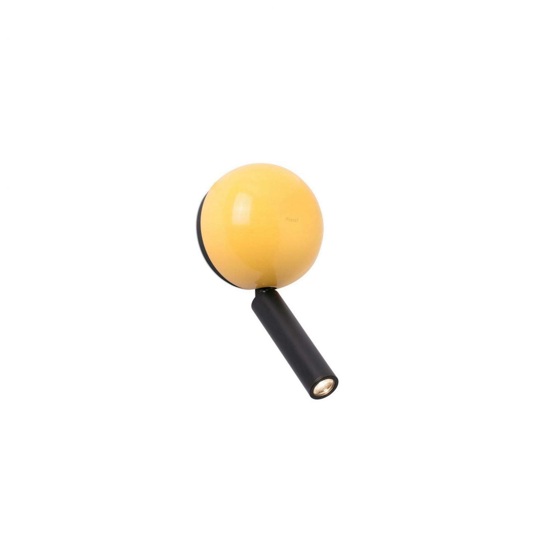 Nástenná Led lampa Faro Press žltá 6W, otočné rameno, moderný design