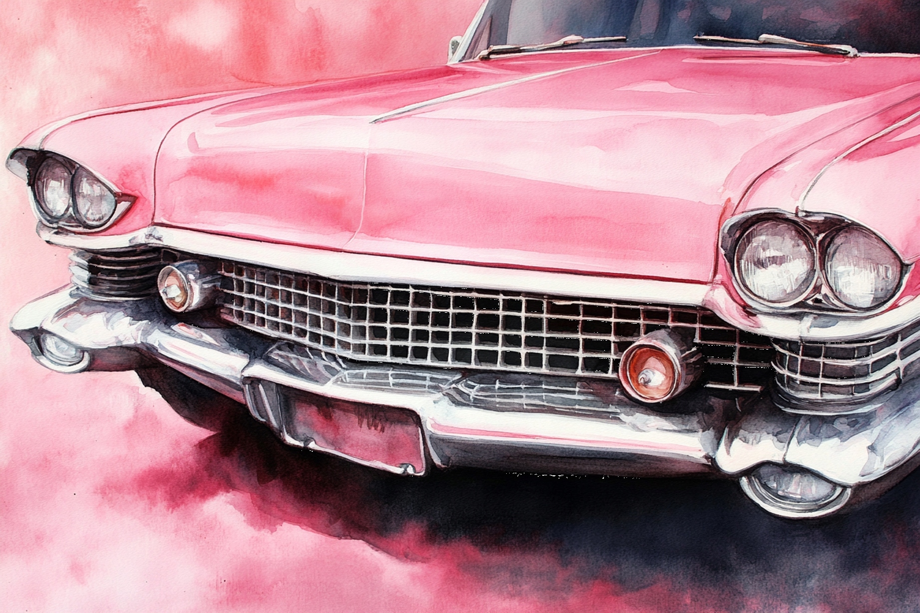 Fototapeta Flizelina Oldtimer Auto Klasik Usa Elvis 368x254 130g
