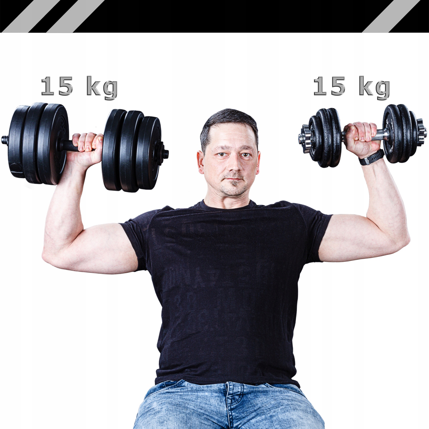 OBCIĄŻENIA 4X 0,5 KG OBCIĄŻNIKI TALERZE KRĄŻKI Model MOVIT-3423