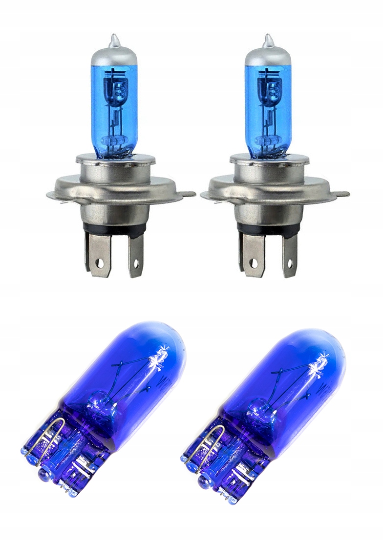 Zdjęcie AWparts 2x ŻARÓWKA H4 + ŻARÓWKI W5W 12V 60W E4 ZESTAW