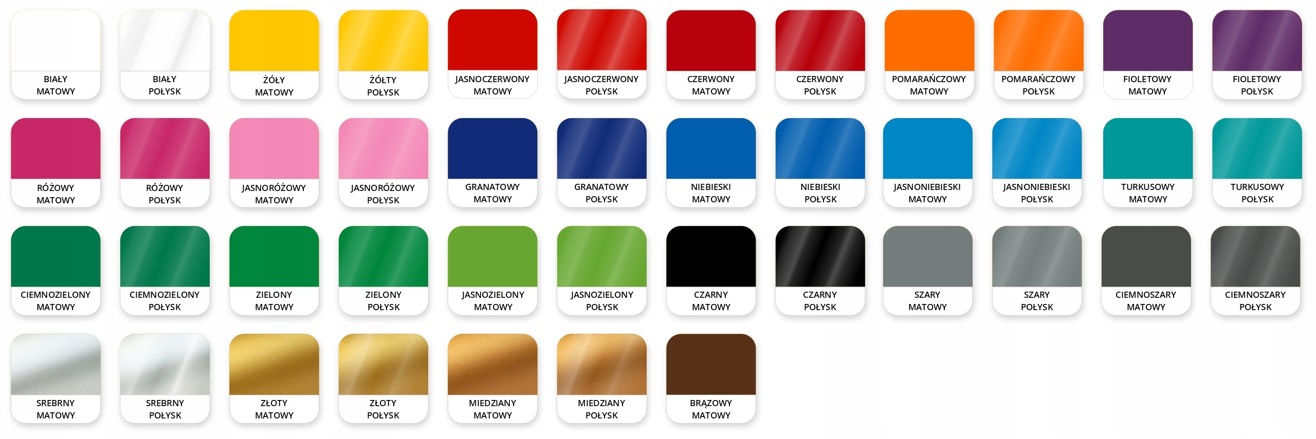 Naklejki 6 sztuk / Wzory / Kolory Producent Inny