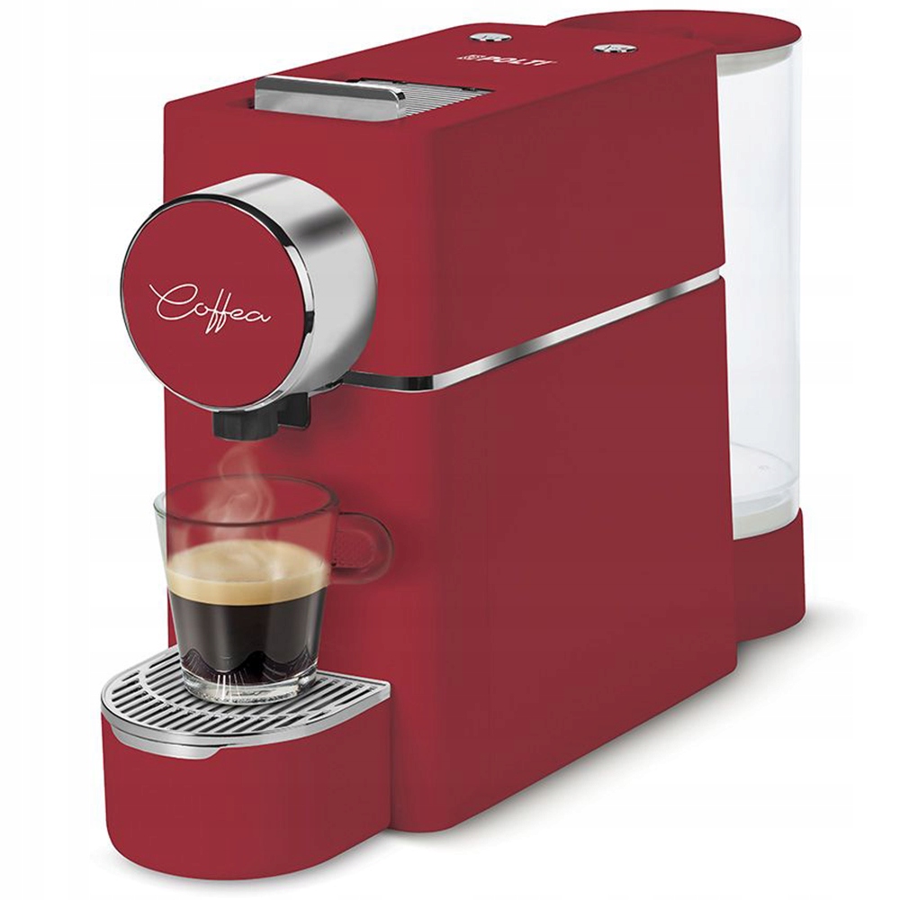 Kávovar Na Kapsuly Tlakový Polti S18G Červený Na Vrecká Ese