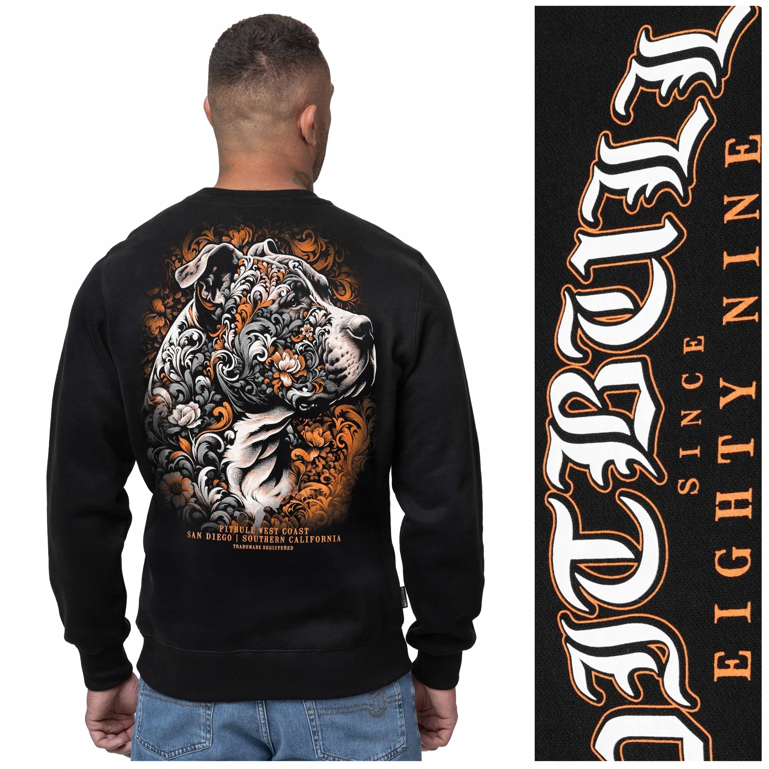 Mikina Pit Bull "tattoo" vel. XXL černá