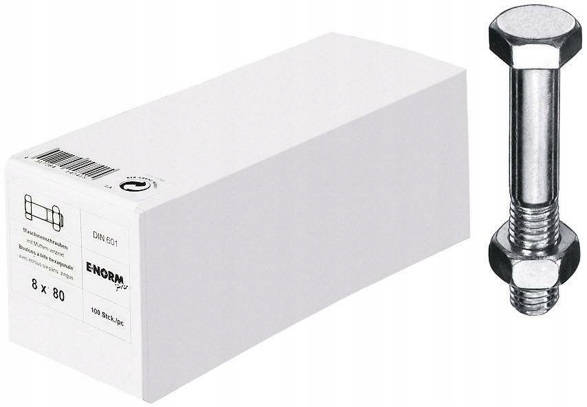 DIN601 s nakr.pozink. galv. M10x35 opak.obchod.E-NORMpro
