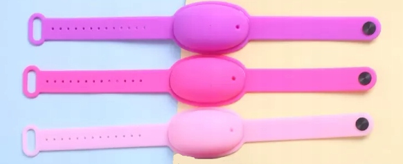 Bransoletka Do Dezynfekcji Rąk Silikonowa Fiolet