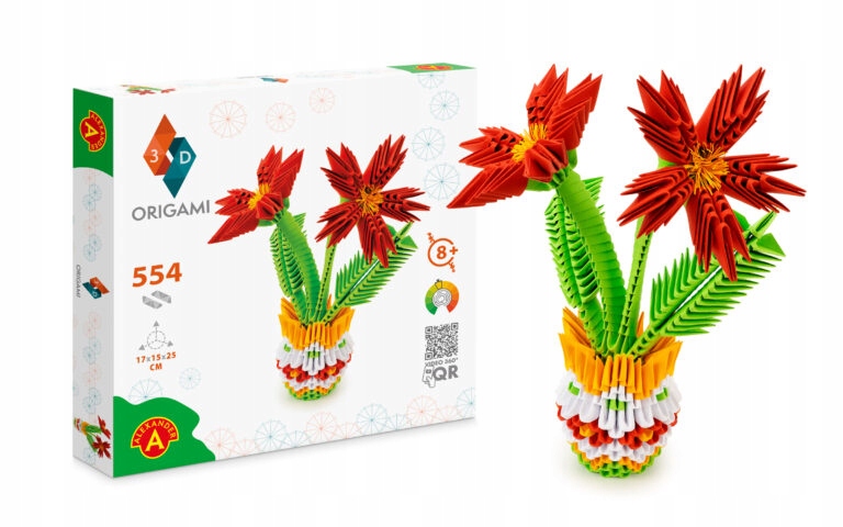 

Zestaw Origami 3D Kwiaty Handmade Alexander