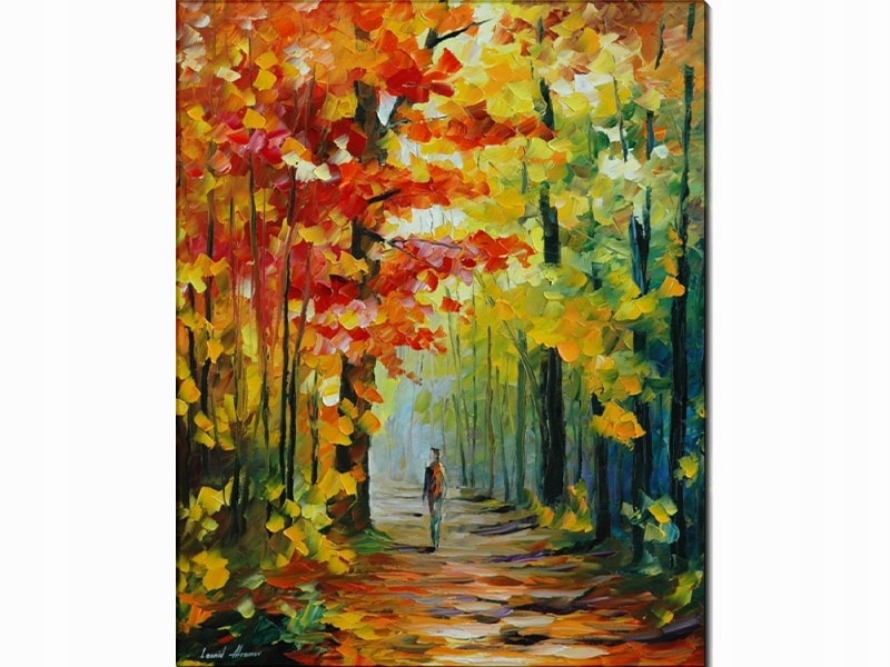 Obraz Malowanie po numerach Jesienny park S015