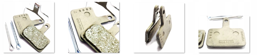 SHIMANO OKŁADZINY KLOCKI HAMULCA B05S B03S B01S ŻYWICZNE ORGANICZNE KPL. Rodzaj tarczowe