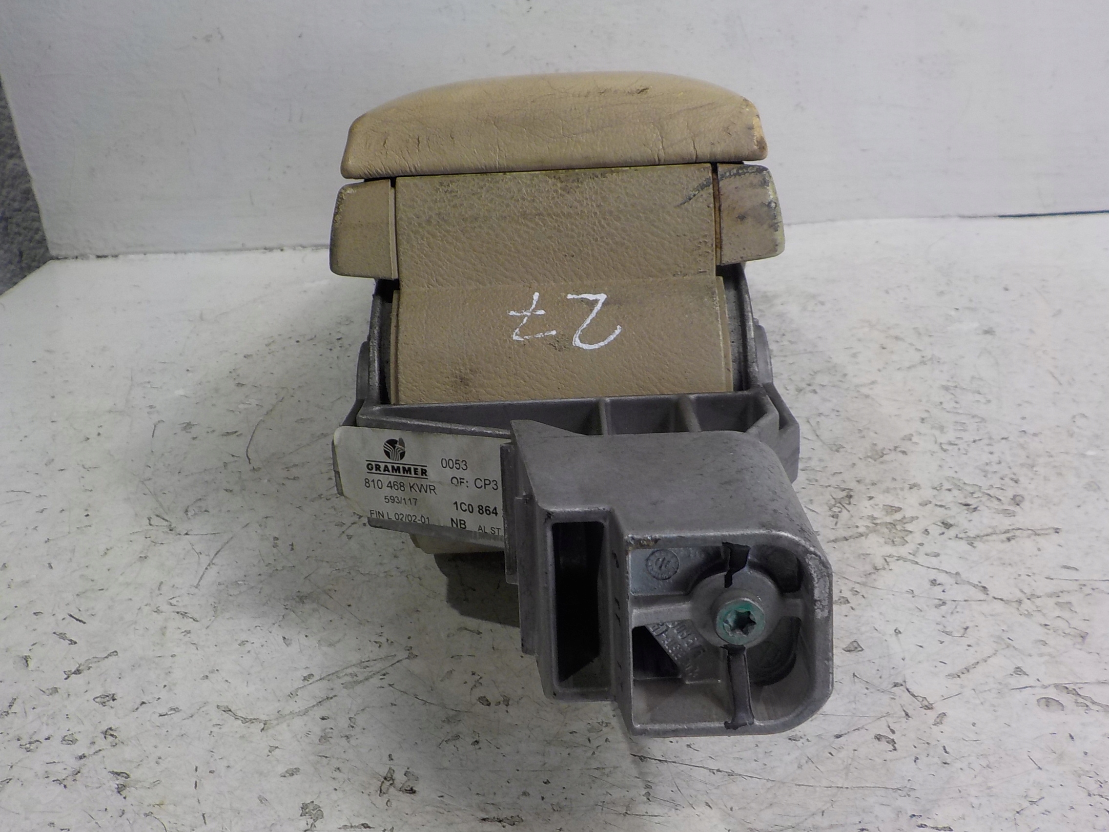 VW NEW BEETLE armrest passenger compartment 1C0864206