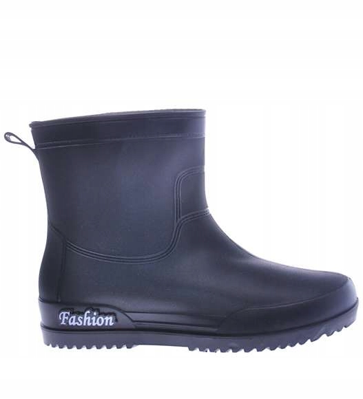 CZARNE DAMSKIE KALOSZE GUMOWCE 12597 36
