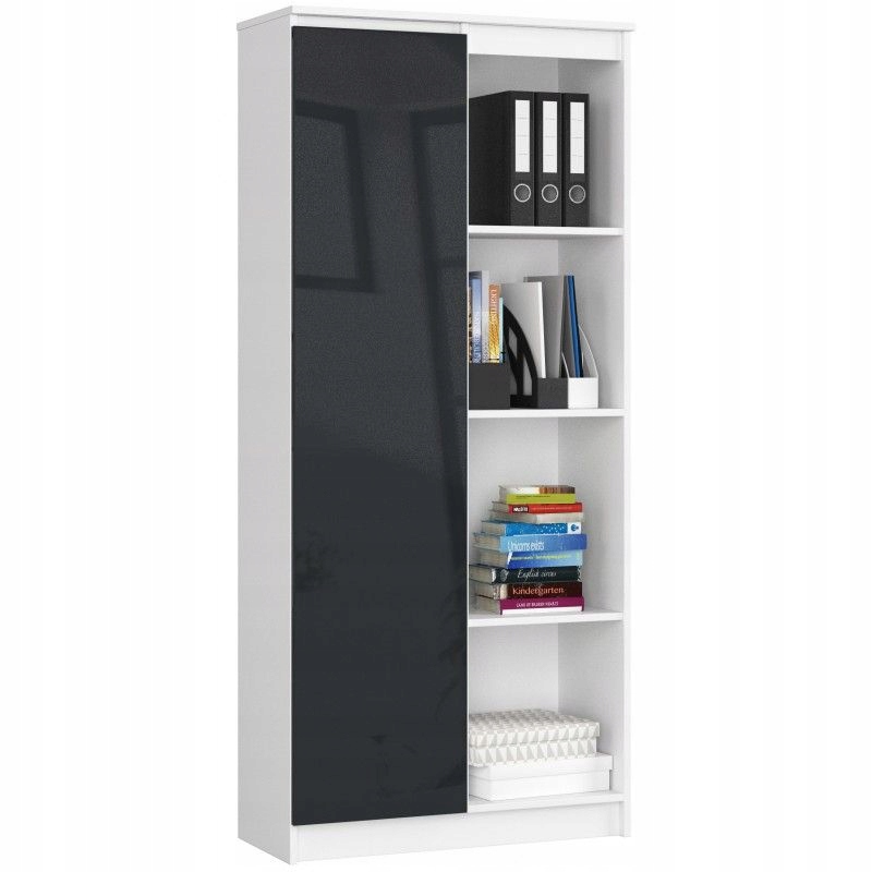 REGAŁ BIUROWY *RÓŻNE KOLORY* ZAMYKANY 8 PÓŁEK 80cm