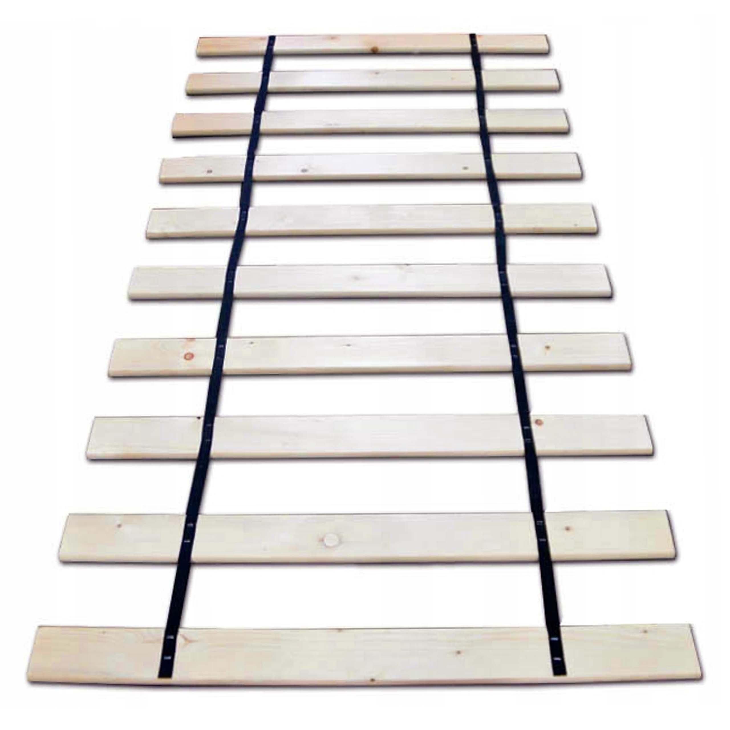 Stelaż ŁÓŻKA Wkład 100x200 DREWNIANE LISTWY 48H Elastyczne Żebrowe 2 cm PL