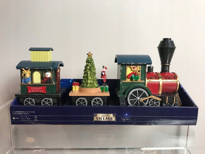 Pociąg z oświetleniem dźwiękiem MV WIOSKA ŚWIĄTECZ Marka inna