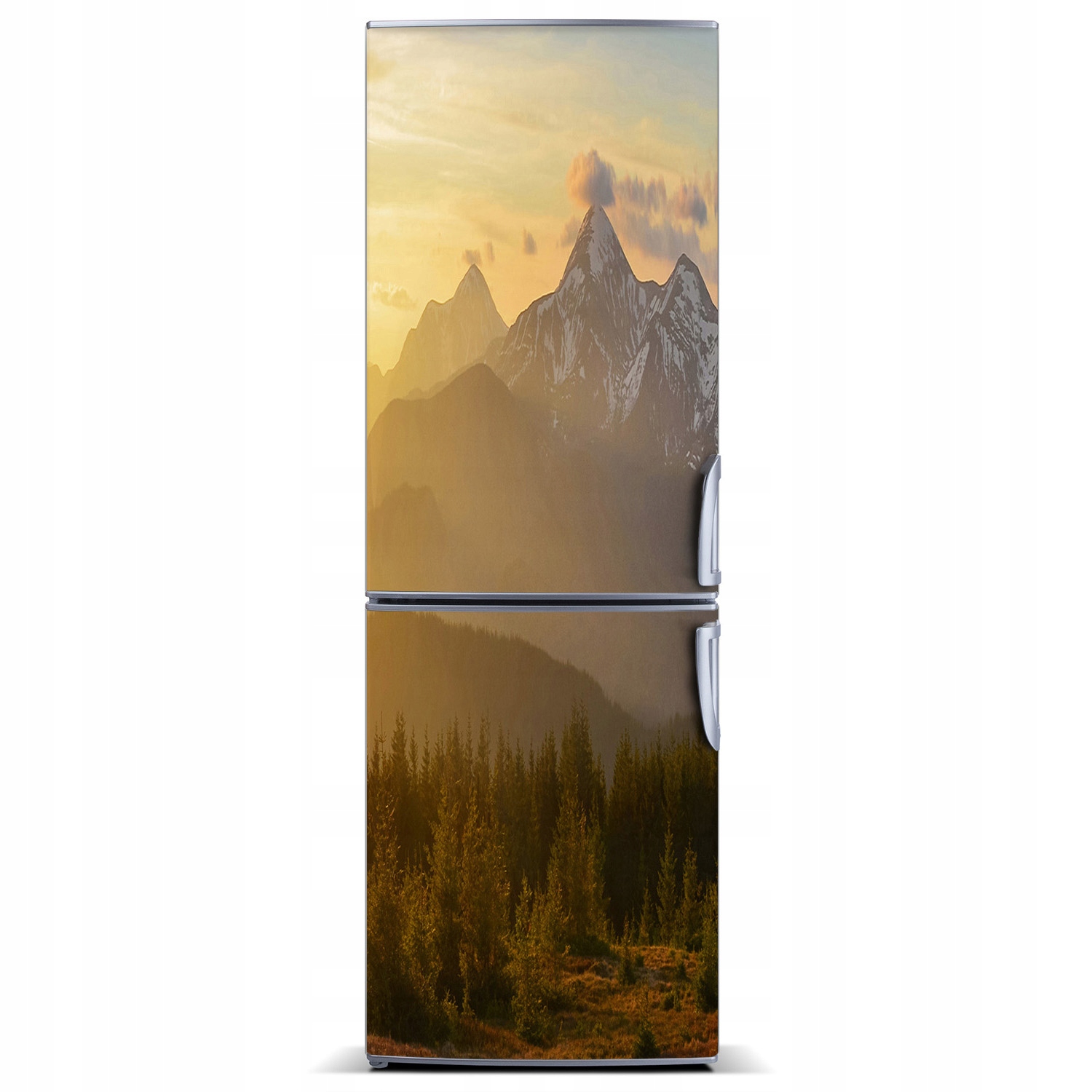 

Magnes na lodówkę Zachód słońca góry 60x180