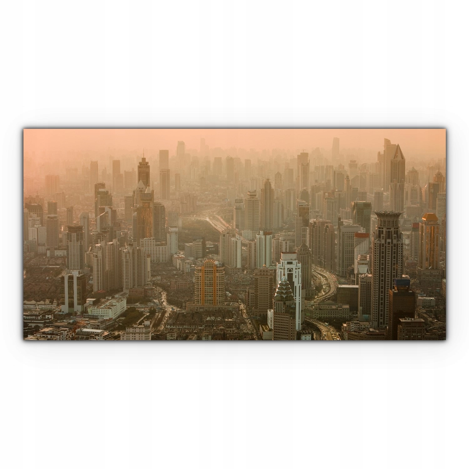 

foto-obraz na płótnie 120x60 Shanghai Miasto Azja