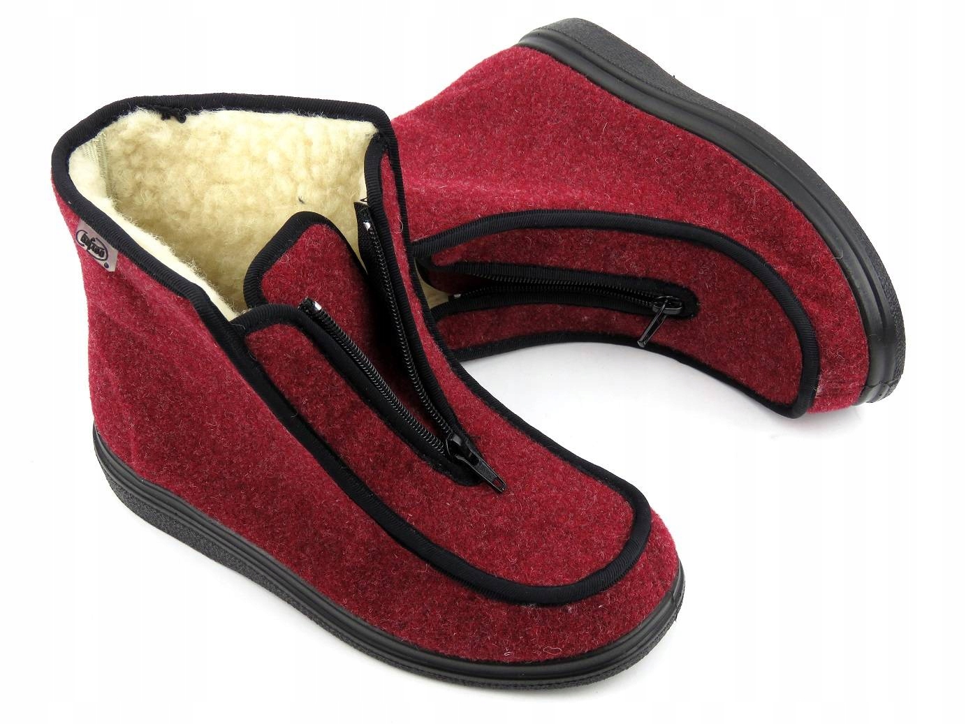 

Kapcie Damskie Dr Orto 996D005 Ciepłe Zimowe Wełna