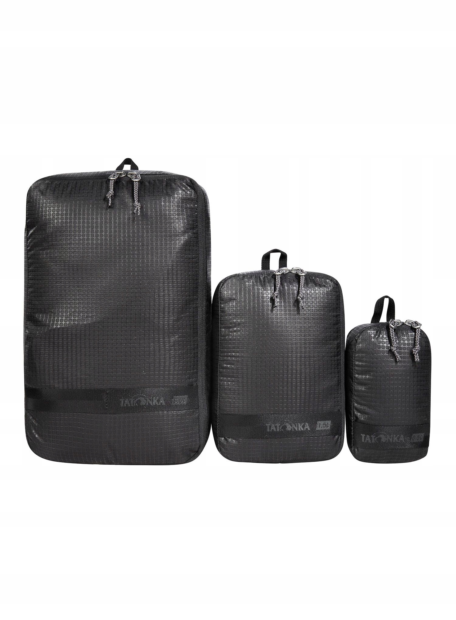 Zestaw organizerów Tatonka Stuffsack Zip Set III black