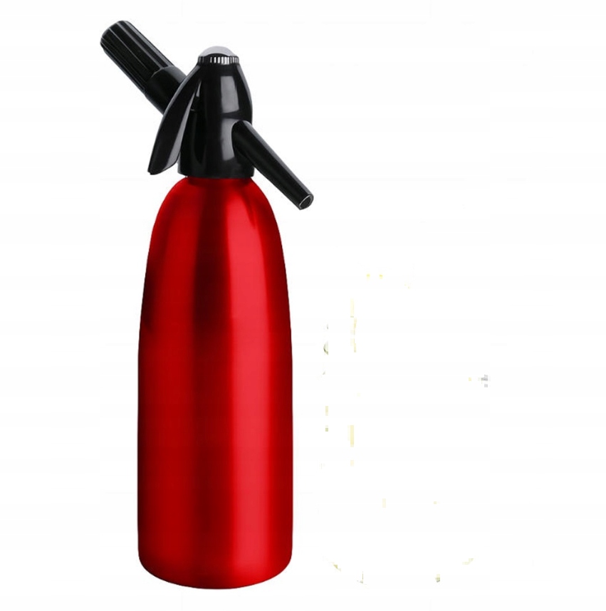 Nový Výrobník Sody Sifon Červený 1 litr