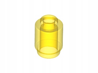 

Lego okrągły 1x1 Trans Yellow 3062b Nowa 2szt