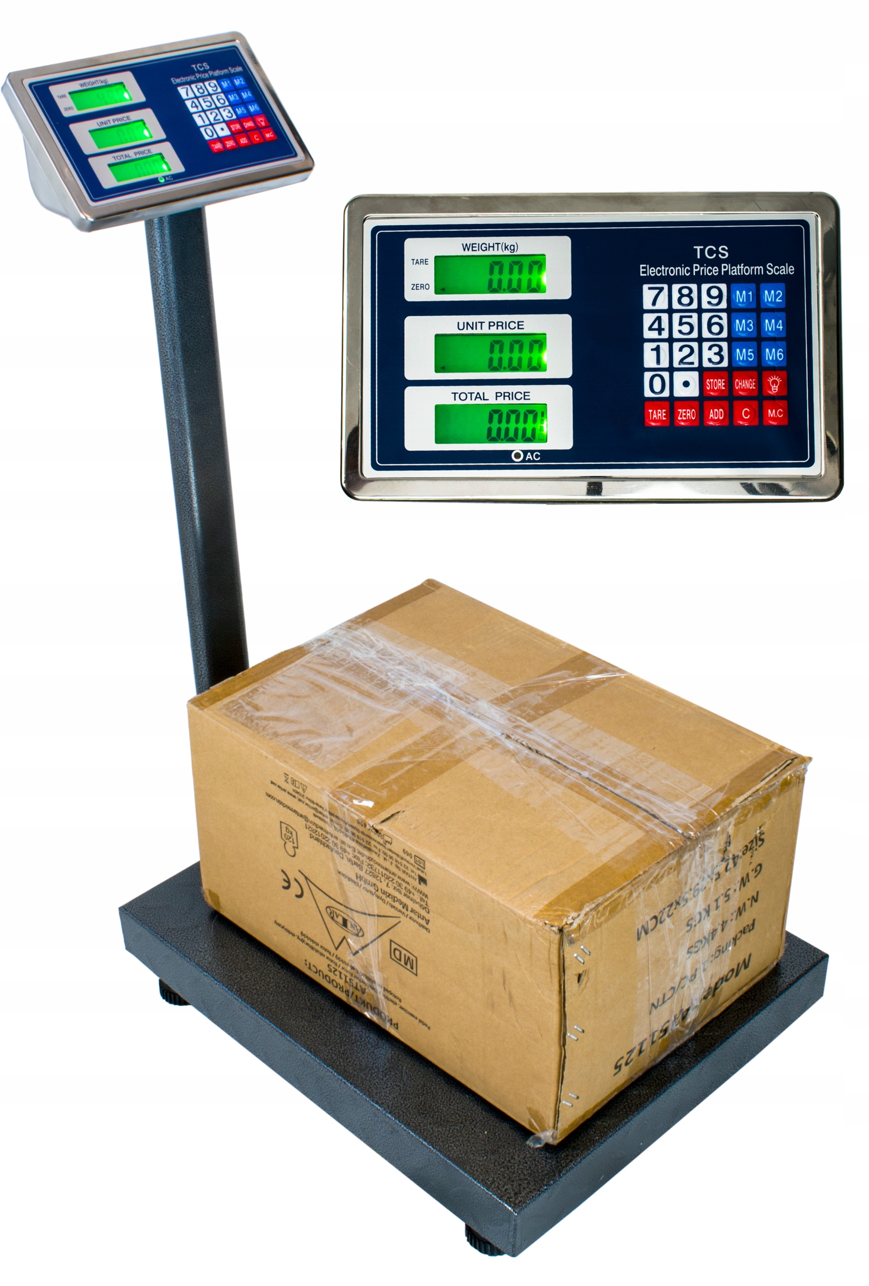 Elektronická Platformová Skladovací Váha Průmyslová 100 kg Obchodová