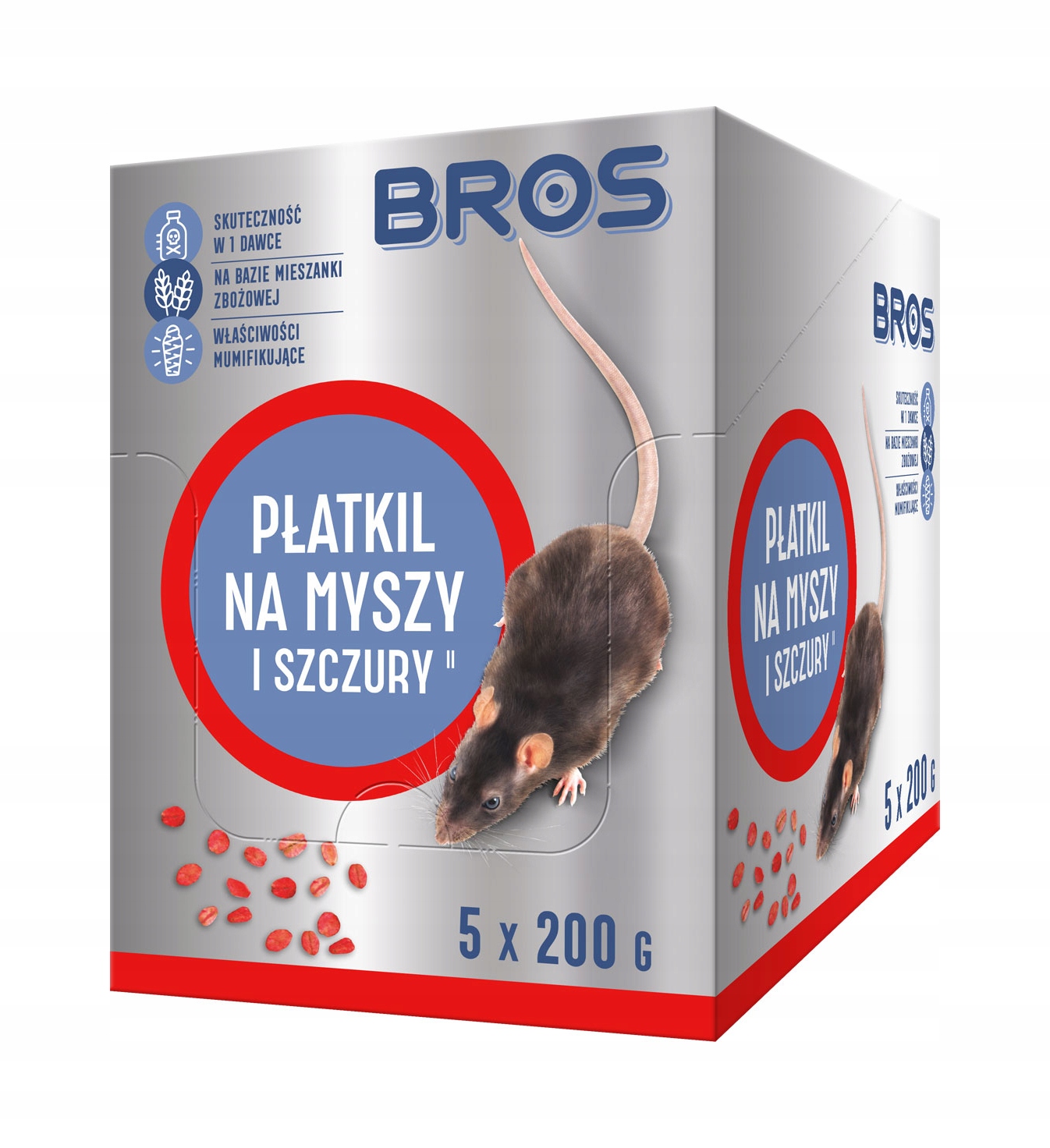 

Trutka Płatkil Na Myszy I Szczury 1 kg (5x200g)