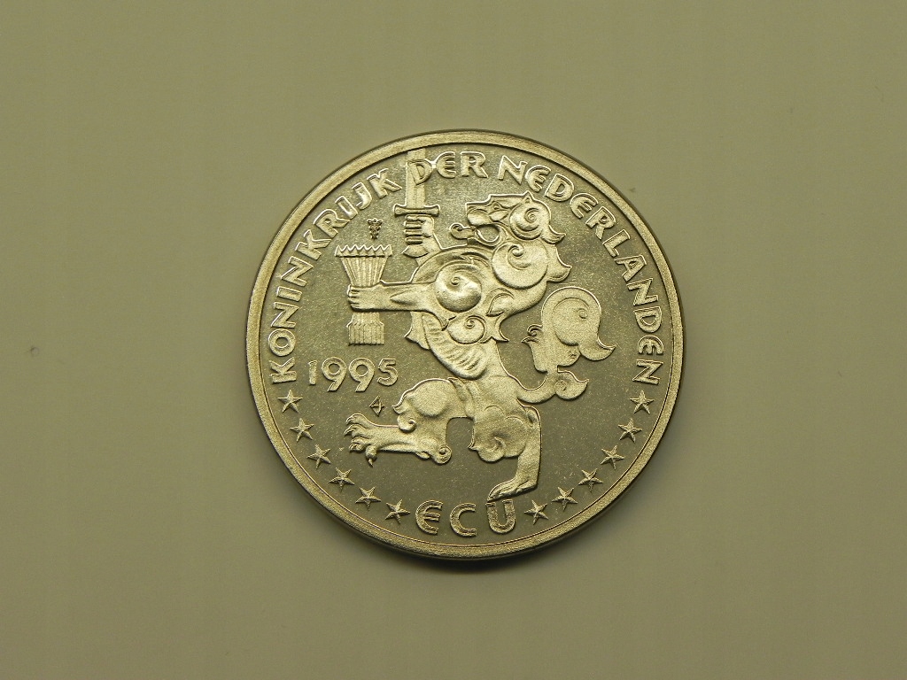 4349/ 1 ECU 1995 HOLANDIA 50-LECIE ONZ RZADKA