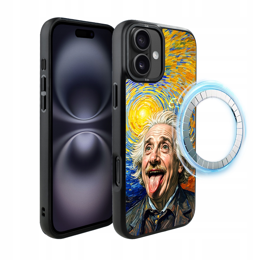 Pouzdro pro iPhone 16 Ibizu DropGuard Matt s MagSafe, Einstein