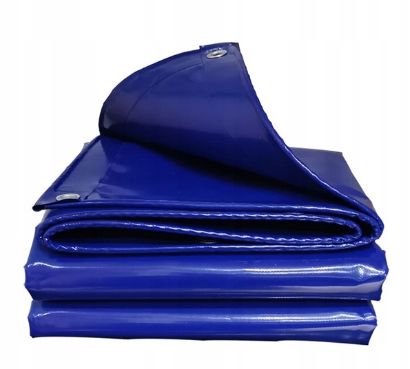 Plachta Tlustá na auto Terasa pro přívěs 15x16 m modrá 60 g/m2