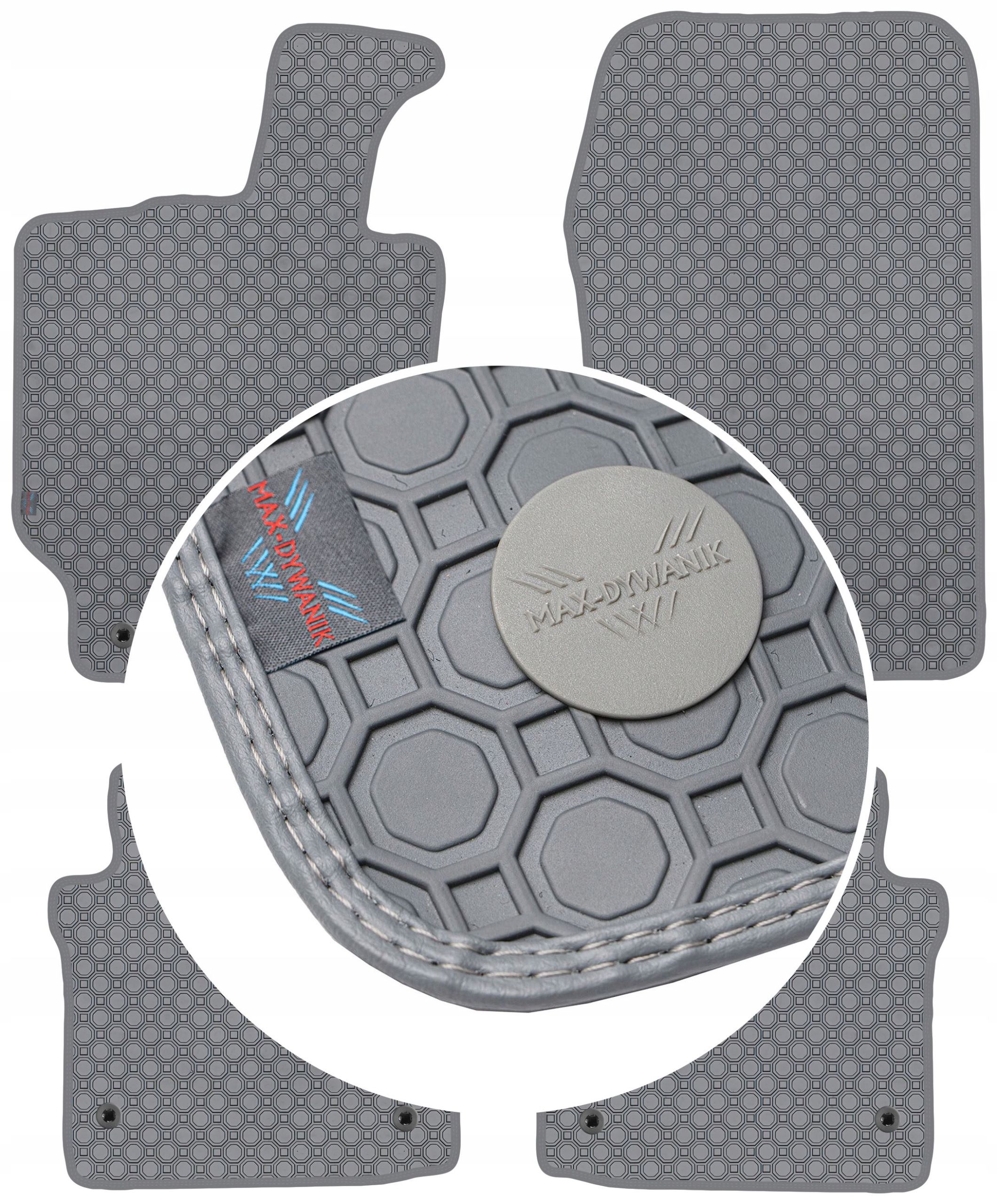 Lancia Thesis 2002-2009 Koberce Popielate