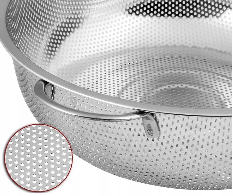 DURSZLAK CEDZAK SITKO METALOWE 22CM DO ODCEDZANIA MAKARONU PIEROGÓW KLUSEK Materiał inny