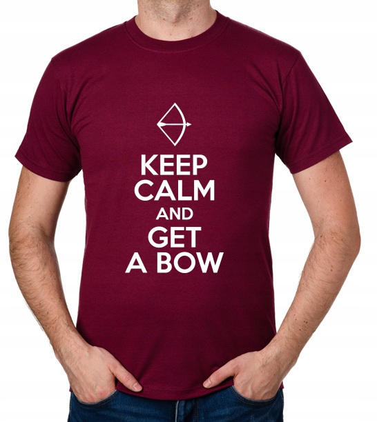 

koszulka Keep Calm And Get A Bow prezent