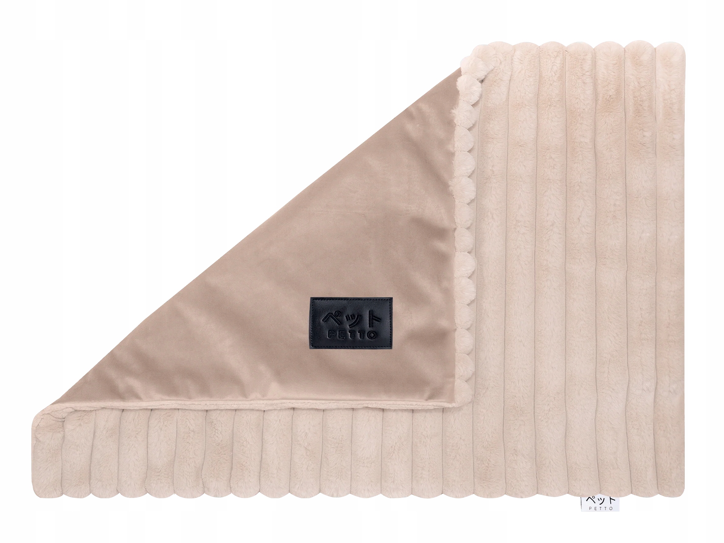 Levně Petto Mofu Fluffy Deka podložka pro psa béžová L