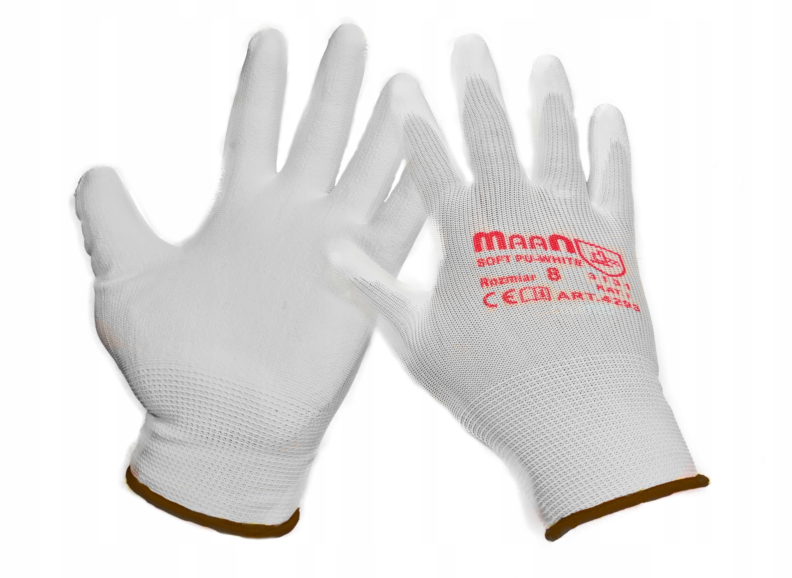 

Rękawice ochronne powlekane Soft Pu white 11
