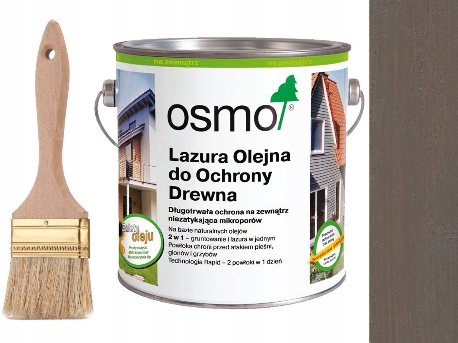 

Osmo 905 Lazura Ochronna do drewna Patyna 0,75L